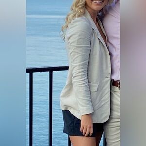 Abercrombie & Fitch Cream Blazer